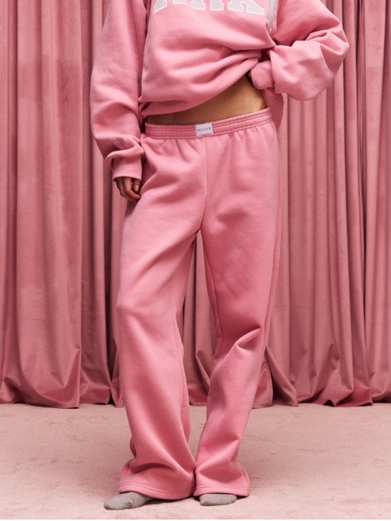 Parke Pants - Parke straight leg sweatpants - Blush